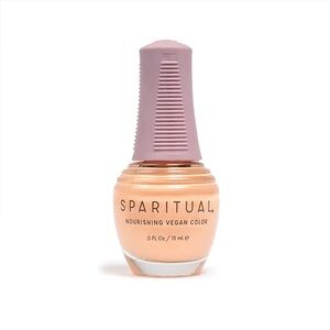 SpaRitual Vegan Nail Polish - Peach Orange Color - Playful Thoughts